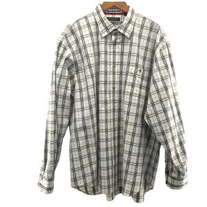 Tommy Bahama "Island Soft" Long Sleeve Button Up 100% Cotton Shirt in Size XXL